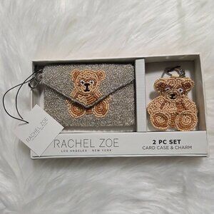 Rachel Zoe Bear Card Case & Charm Set